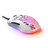 SteelSeries Aerox 3 (2022) Wireless Gaming Mouse - Snow (TrueMove Core, 59g, IP54, 80M Click Switches, PTFE Skates) - 62608 view 3