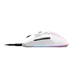SteelSeries Aerox 3 (2022) Wireless Gaming Mouse - Snow (TrueMove Core, 59g, IP54, 80M Click Switches, PTFE Skates) - 62608 view 2