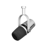 Shure MV7-S XLR/USB Dynamic Podcasting Microphone - Silver (Desktop, Mono, Dynamic, Unidirectional) - MV7-S view 2