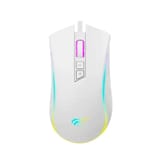 HAVIT MS1034 RGB Backlit Wired Gaming Mouse - White (7 Buttons, RGB Lighting, 3,000,000 Key Life) - MS1034 view 1