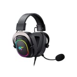 Havit H2002P RGB Wired Gaming Headset – Black/Ochre | H2002P view 2