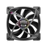 Montech RX120 PWM ARGB Ultra Durable Triple Pack Fan - Black - RX120-PWM-Black view 5