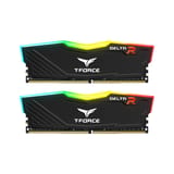 TEAMGROUP T-Force Delta RGB 32 GB (2x16GB) DDR4 3600MHz RAM Memory (CL18, Black) – TF3D416G3600HC18JBK view 1