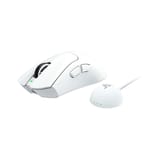 Razer DeathAdder V4 Pro White Optical Wireless Gaming Mouse (Focus Pro 45K Optical Sensor, 8000Hz Report Rate, 56g Lightweight) - RZ01-05330200-R3G1 view 2