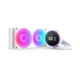 NZXT Kraken Elite 240 RGB AIO CPU Liquid Cooler – White - RL-KR24E-W2 view 1