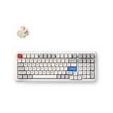 MCHOSE K99 V2 Wireless Icy Creamsicle Switch Mechanical Keyboard - Retro White | MC-K99V2-11 view 1