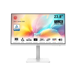 MSI Modern 24" FHD, 100Hz, IPS, 1ms Business Monitor - White - MD2412PW