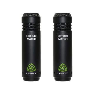 LEWITT LCT 040 MATCH PAIR Condenser Microphone (Cardioid, 135dBSPL Max. SPL, 20 dB(A) Noise) - LCT-040-MATCH