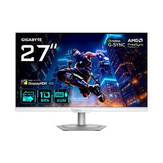 Gigabyte M27UP ICE 27-inch UHD 4K 160Hz 1ms Gaming Monitor - White - M27UP-ICE-EK