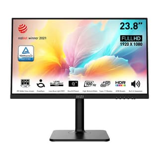 MSI Modern MD2412P 24-inch IPS 100Hz 1ms Business Monitor - Black - 9S6-3PA59H-076