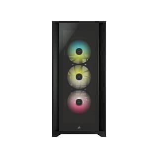 Corsair iCUE 5000X Tempered Glass RGB E-ATX Gaming Case - Black - CC-9011212-WW