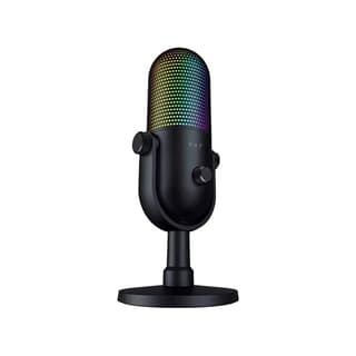 Razer Seiren V3 Chroma RGB USB Streaming Microphone (Black) (Supercardioid, 96kHz, 24-bit) - RZ19-05060100-R3M1