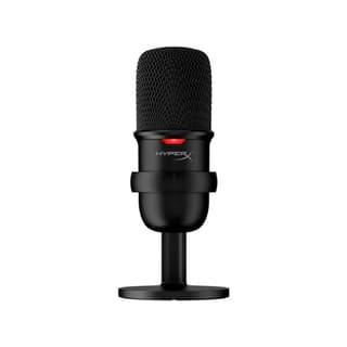 HyperX SoloCast Streaming Microphone USB Condenser Plug N Play (Black/Gold) - HMIUS1X-XX-BK/G