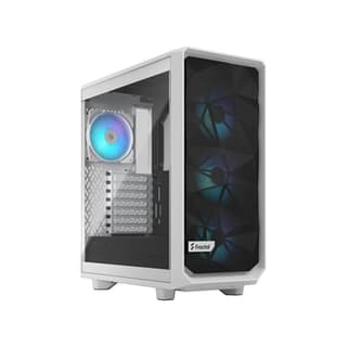 Fractal Meshify 2 Compact Clear Tint Tempered Glass RGB ATX Gaming Case - White - FD-C-MES2C-08