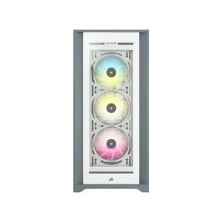 Corsair iCUE 5000X Tempered Glass RGB E-ATX Gaming Case - White - CC-9011213-WW