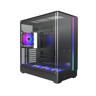 Montech KING 45 PRO Mid Tower Tempered Glass ARGB ATX Gaming Case - Black - KING45PROB