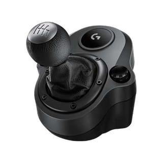 Logitech G Driving Force Shifter for G29 and G920 Racing Wheels - PC (6-Speed, Leather, Steel) - 941-000130