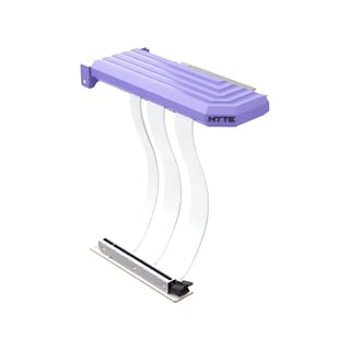 HYTE PCIe 5.0 Full x16 Bandwidth Maximum Stability Hyper Riser Cable - Taro Milk | ACC-HYTE-PCIE50-TM