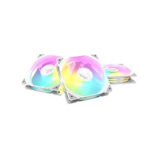Asus TUF Gaming TR120 ARGB Triple Pack Case Fans - White - 90DA0093-B09020