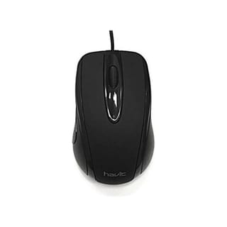 HAVIT HV-MS753 Ergonomic Optical Gaming Mouse (Black, 800-3200 DPI, Programmable Buttons) - HV-MS753