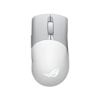 Asus ROG Keris Wireless AimPoint Gaming Mouse (White) - 36000 DPI, Tri-Mode Connectivity, 75g Lightweight - 90MP02V0-BMUA10