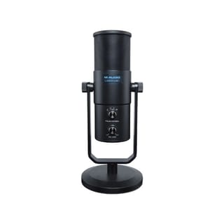 M-Audio UBER MIC Professional USB Microphone (3-Capsule Condenser, 4 Polar Patterns, Zero-Latency Monitoring) - MAUBERMIC