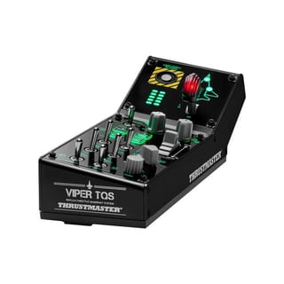THRUSTMASTER Viper Panel Worldwide VERSION Joystick - Black (1:1 Scale Replica, 43 Action Buttons, Metal Buttons, Integrated Backlighting) - TM-JSTK-VIPER-PANEL