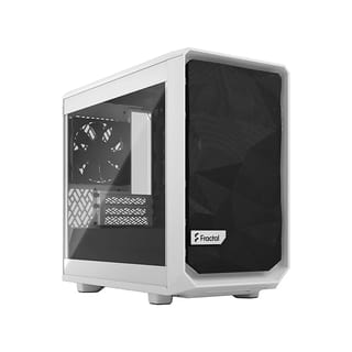 Fractal Meshify 2 Nano White TG Clear Tint Mini-ITX Computer Case (White, Tempered Glass) - FD-C-MES2N-02