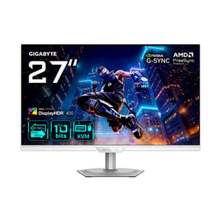 Gigabyte M27UP ICE 27-inch UHD 4K 160Hz 1ms Gaming Monitor - White - M27UP-ICE-EK