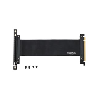 Fractal Design Flex VRC-25 Vertical PCIe Riser Cable Kit | Black - FD-ACC-FLEX-VRC-25-BK