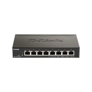 D-LINK 8 Port Gigabit PoE Managed Smart Switch - DGS-1100-08PV2