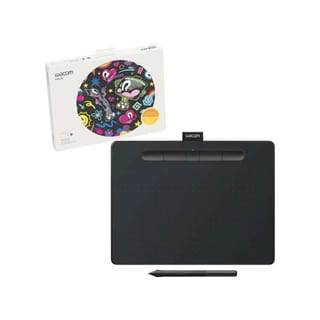 WACOM INTUOS Medium Bluetooth Creative Pen Graphics Tablet (Bluetooth Classic, 4K Pressure Sensitive Pen) - CTL-6100WLK-N
