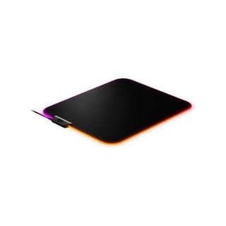 SteelSeries QCK Prism RGB Cloth Gaming Mouse Pad - Medium (2-Zone RGB, Non-Slip Rubber Base, High Thread Count) - SS-QCK-P-RGB-63825