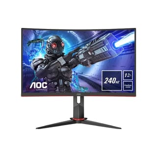 AOC C32G2ZE Gaming Monitor FHD 31.5" 240Hz 1ms VA Panel Curved (1500R, FreeSync Premium) - C32G2ZE/BK