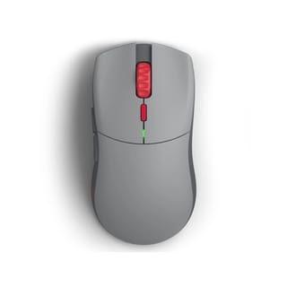 GLORIOUS Series One PRO Centauri Forge Wireless Mouse - Gray Red (Claw Fingertip, 19000 DPI, 80M Clicks, 84h Battery) - GLO-MS-P1W-CT-FORGE