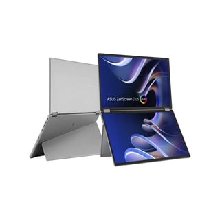 ASUS ZenScreen Duo OLED MQ149CD 14" FHD Portable Monitor (1ms, 60Hz, OLED, Silver) - 90LM0AKV-B01N70