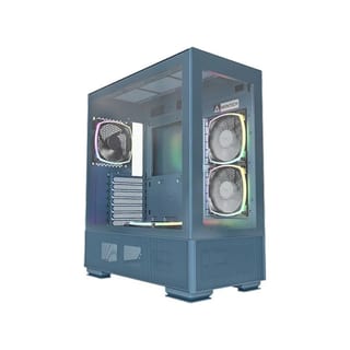 Montech Sky Two Airflow Mid-Tower Gaming Case - Blue - M-SKY-TWO-MB