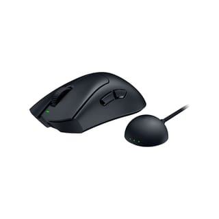 Razer DeathAdder V4 Pro Black Optical Wireless Gaming Mouse (Focus Pro 45K Optical Sensor, 8000Hz Report Rate, 56g Lightweight) - RZ01-05330100-R3G1
