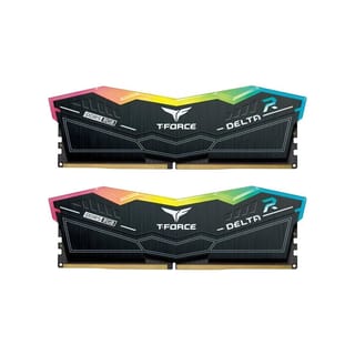 TeamGroup T-Force Delta 32 GB (2X16) DDR5 6000MHz RAM Memory (CL38, Black) – FF3D532G6000HC38ADC01