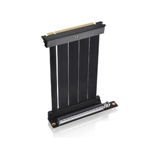 THERMALTAKE PCI-E 4.0 Dual 90 Degree 130mm Riser Cable - Black - AC-071-CO1OTN-C1