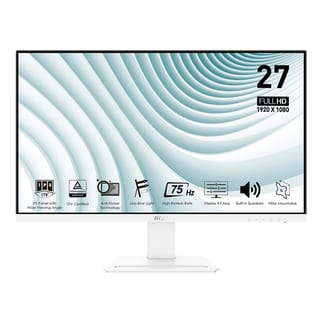 MSI PRO MP273W 27" FHD IPS Business Monitor (White) (75Hz, 5ms, IPS) - 9S6-3PB4CH-089