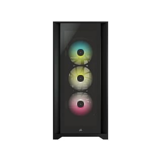 Corsair iCUE 5000X Tempered Glass RGB E-ATX Gaming Case - Black - CC-9011212-WW