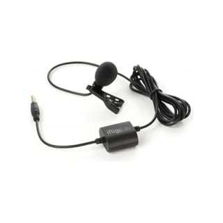 IK Multimedia iRig Mic Lav Broadcast Microphone (Condenser, Cardioid, 30Hz-16kHz) - IP-IRIG-MICLAV-IN