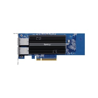 Synology Dual-port 10GbE Ethernet to PCIe 3.0 Adapter Card (2x 10Gb RJ45, PCIe 3.0 x8) - E10G30-T2