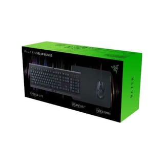 Razer Level Up Bundle 3 in 1 Keyboard Mouse MousePad (Black, Wired Desktop) - RZ85-02741200-B3M1