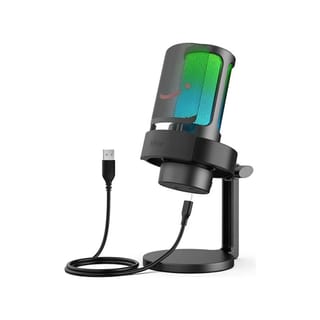 FIFINE AMPLIGAME A8 USB Microphone | Condenser, Cardioid, RGB Streaming Microphone (A8)