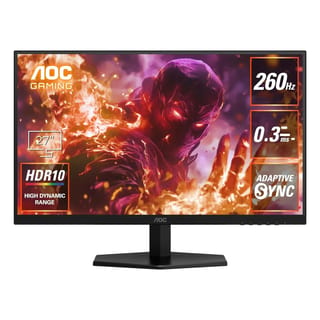 AOC Black 27" W-LED QHD IPS 260Hz 1ms Gaming Monitor - Q27G40ZE