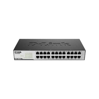 D-LINK 24-Port Unmanaged Desktop Switch (100BASE-TX Fast Ethernet) - DES1024D
