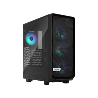 Fractal Meshify 2 Compact Light Tint Tempered Glass RGB ATX Gaming Case - Black - FD-C-MES2C-06