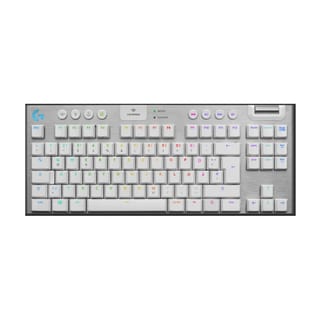 Logitech G915 TKL Tenkeyless Lightspeed Wireless RGB Mechanical Gaming Keyboard - White | 920-009664